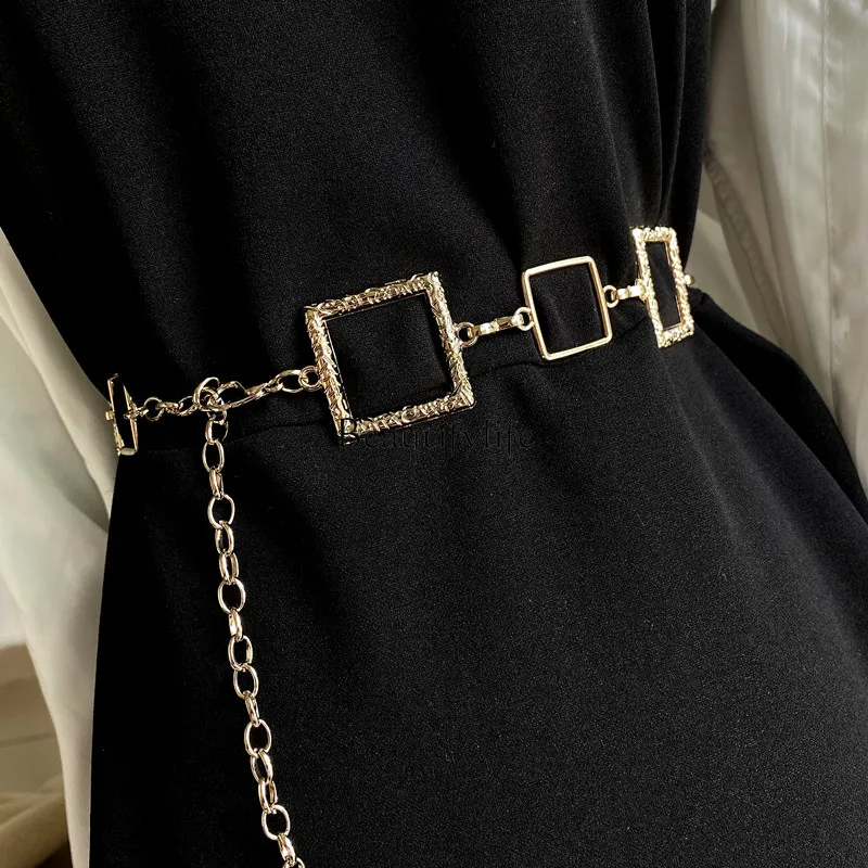 Hexagonal Waist Chain, Fashion Accessories, J Dress Shirt, Suit Belt