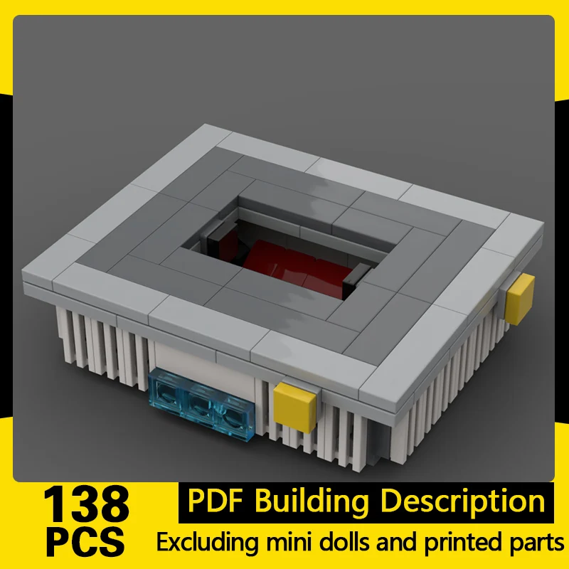 

City Street View Model MOC Building Bricks Modern Park Stadium Modular Technology Gifts Holiday Assemble Children Toys Suit