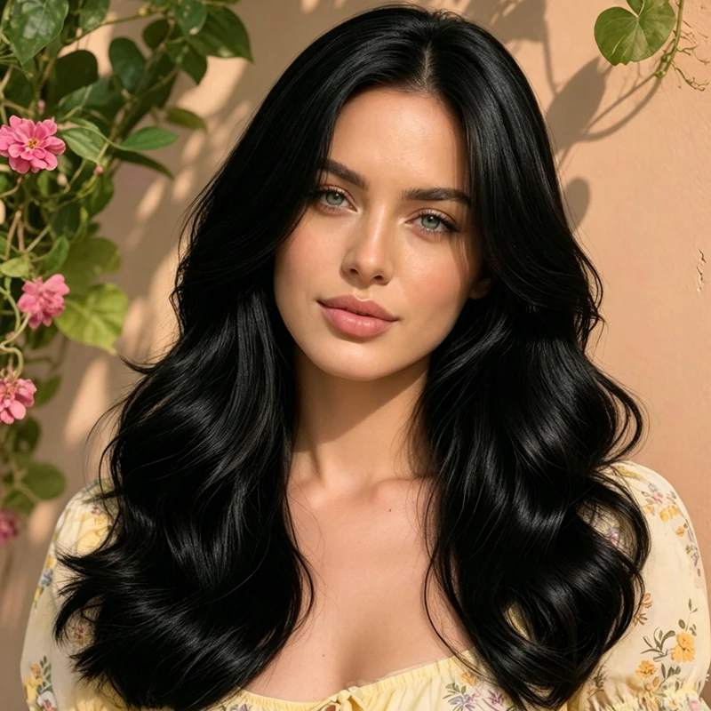 Women's High-Temperature Resistant Synthetic Wavy Wig