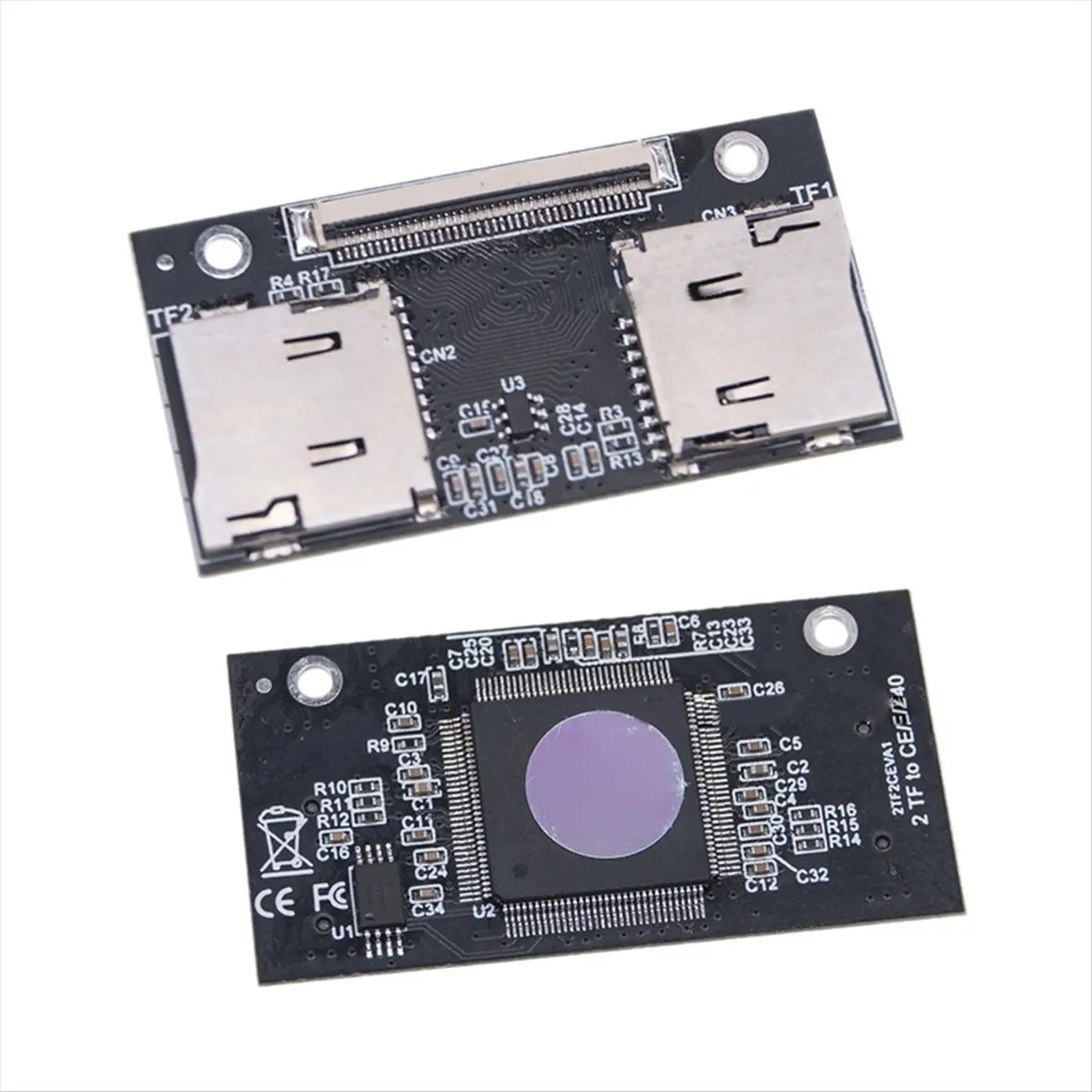 AT89 Sale TF Adapter Card Dual TF Card to CE Anti-Interference Connection Card Suitable for Computer and Game Consoles