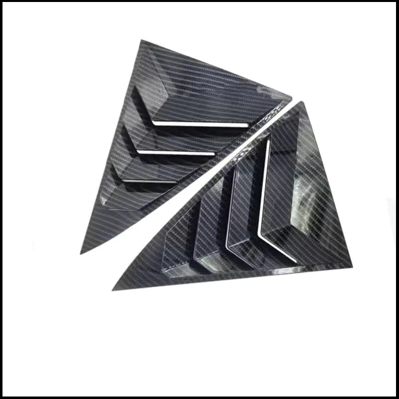 

Car Styling For Toyota Camry 2018-2022 8th Rear Triangular Window Blind Shades Louver Vent Cover Trim Decorate Auto Accessories