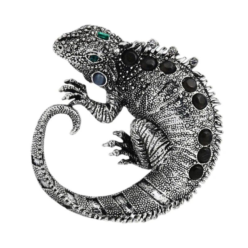 Exquisite Rhinestones Brooch Animal Lapel Pin Clothing Embellishment Fashion Jewelry for Parties and Dates image 4