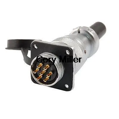 

PLS20-7 AC 250V 10A 7 Pins Aviation Circular Connector Adapter