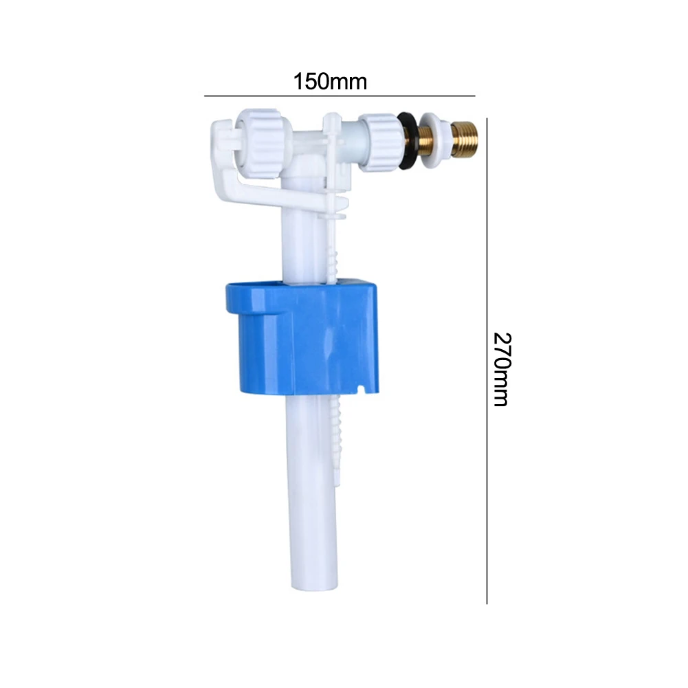 1Pcs Cistern Filling Valve G3/8 G1/2 Inch Brass Connection Cistern Toilet Inlet Valve Plastic Flush Valve Accessories