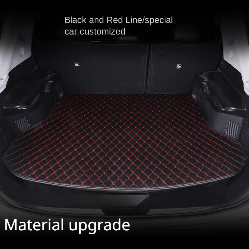 PU Leather Custom Car Trunk Mats for Mercedes-Benz GLA X156 GLB GLC C253 X253 Interior Details Car Accessories Carpet All Models