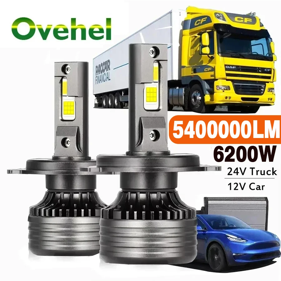 Ovehel H7 Led H4 Le…