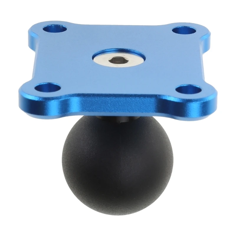 Aluminum Alloy Square Mounting Base with 1 Inch Ball for Head Mount for Zumo 400/450/500/550/660 Rider GPS for Motorcycl image 5