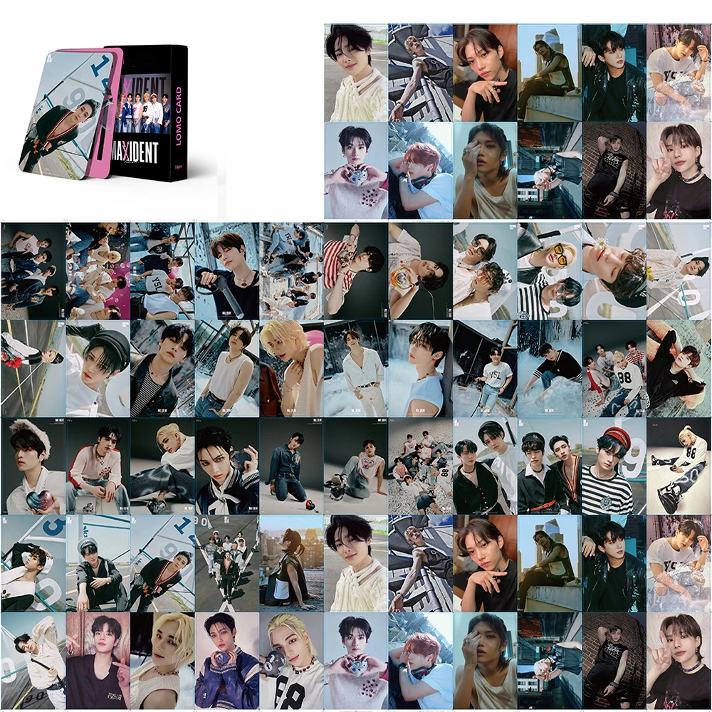 55Pcs Kpop Photocard Rock Five Star Album Hyunjin Felix Bangchan Lomo Photo Print Cards Set Fans Collection