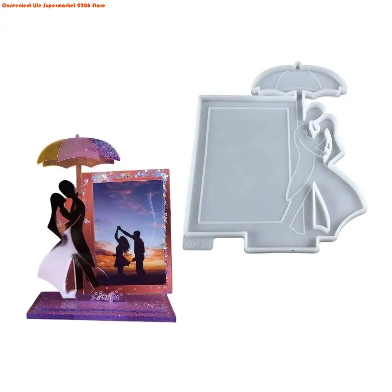 DIY Couple Shaped Epoxy Resin Frame Mold Creative Picture Frame Mould Ideal for Home Decors and Unique Gift Making