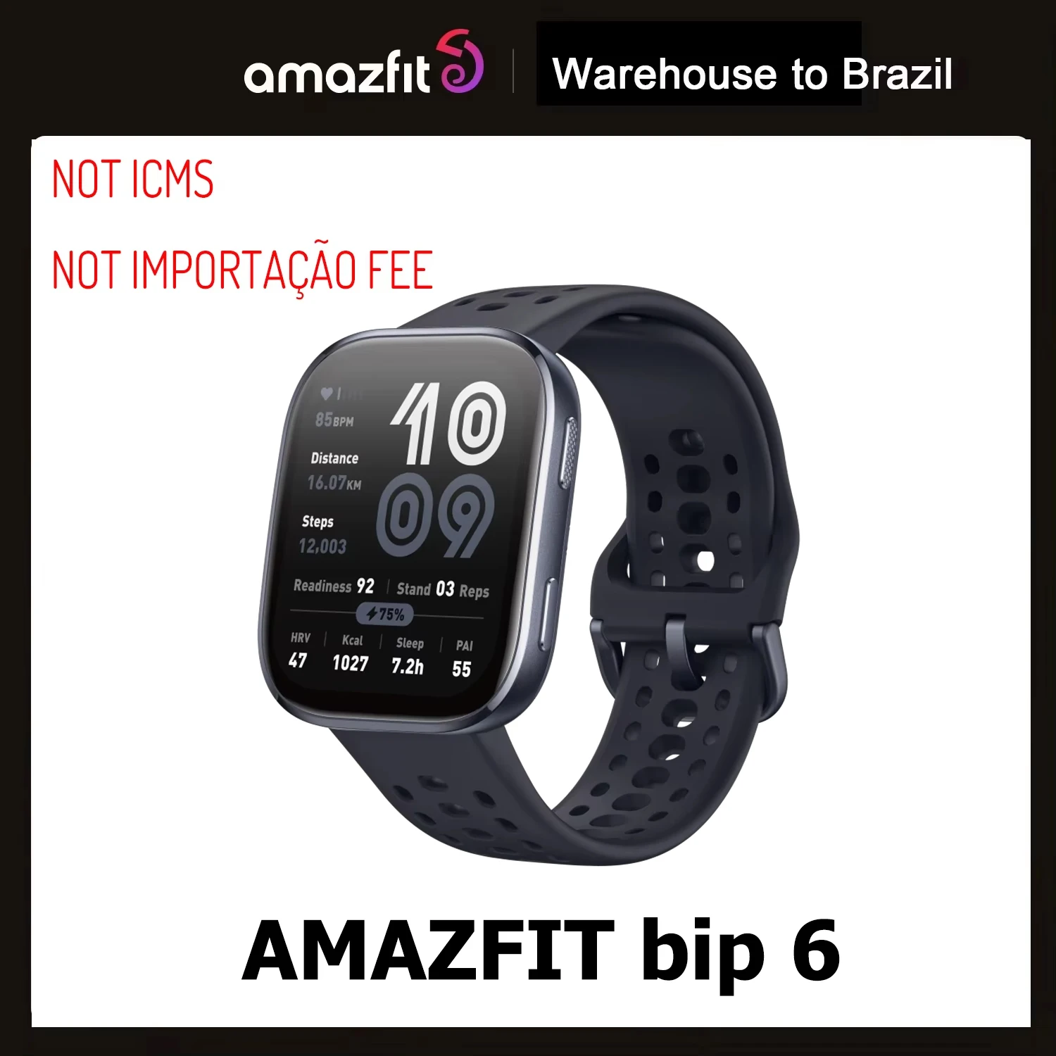 in stock NOVO Relógio Inteligente Amazfit Bip 6