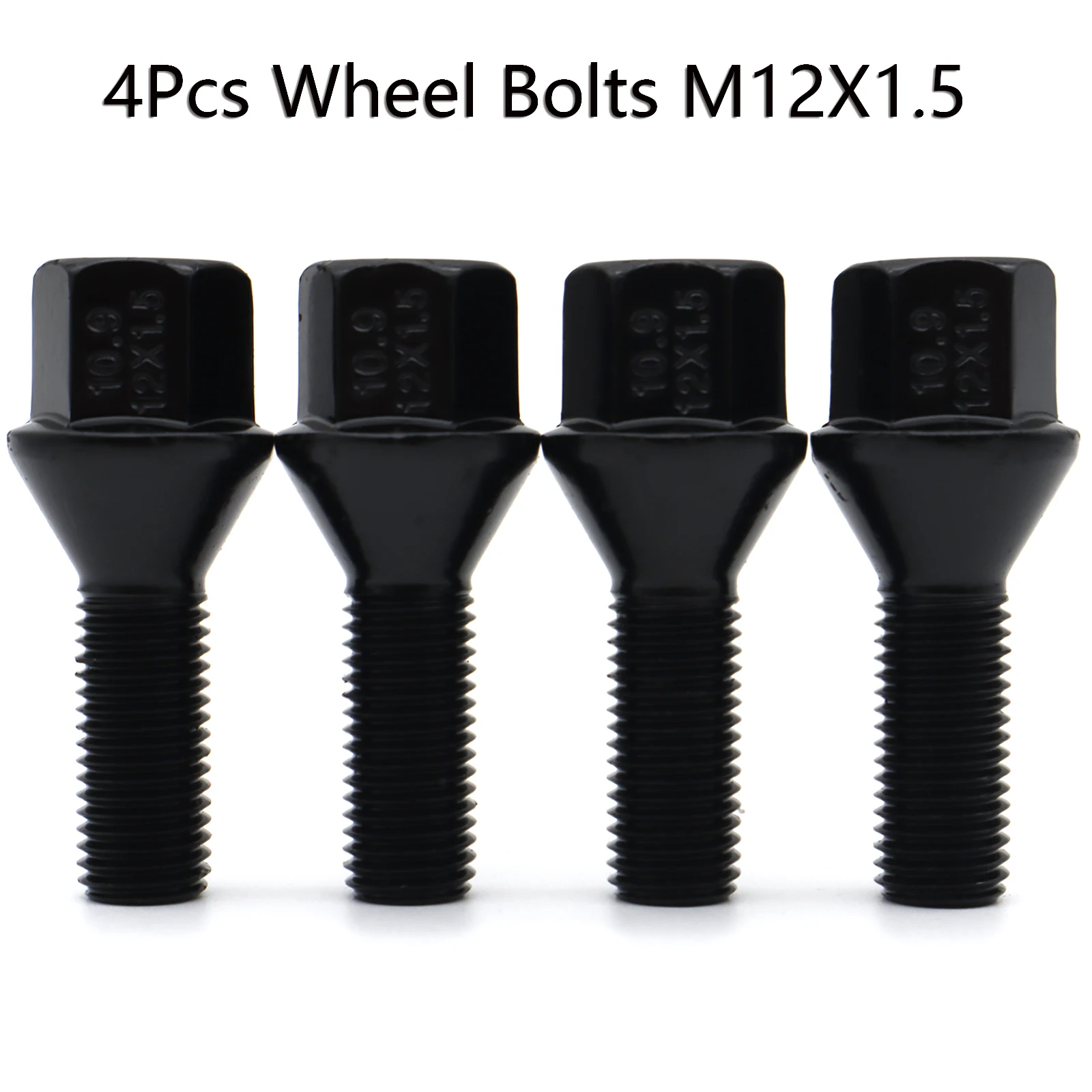 4X For BMW 1/3/5 Series 120i 130i 320i 520i 530i E30 E36 E46 Car Alloy Wheel Lug Bolts M12 X 1.5 Wheel Lug Nuts Truck Tyre Parts