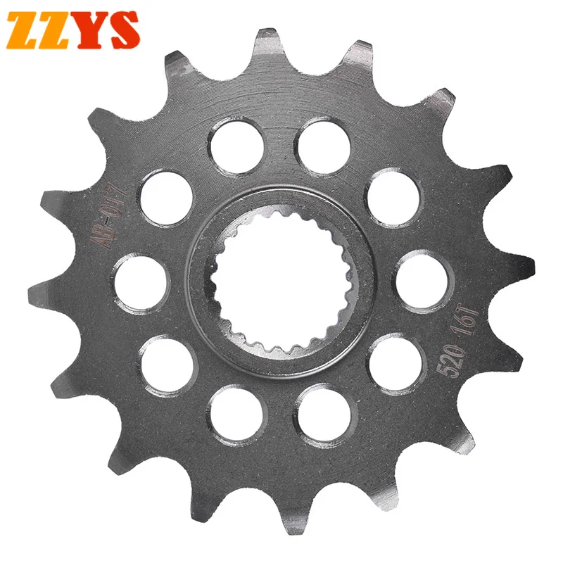 520 16T Tooth Front Sprocket Gear Staring Wheels Cam Pinion Crown For Aprilia Road ETX350 350 ETX Tuareg 125 Tuareg Freno Disco