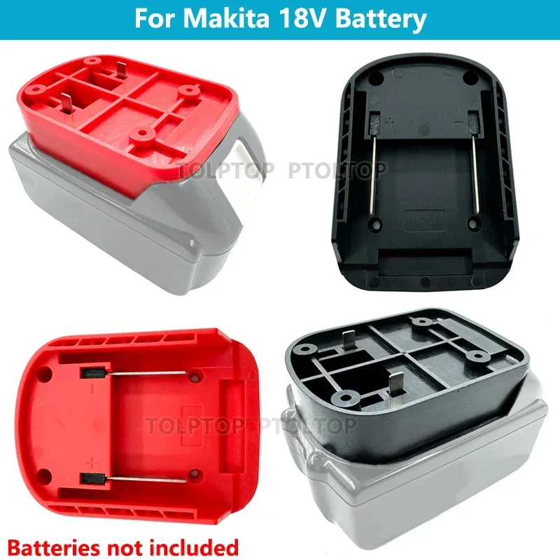 ใหม่ DIY อะแดปเตอร์แปลงฐานหัวชาร์จสําหรับ Makita สําหรับ DeWalt สําหรับ Milwaukee 18V แบตเตอรี่ลิเธียมพลาสติก DIY Connector