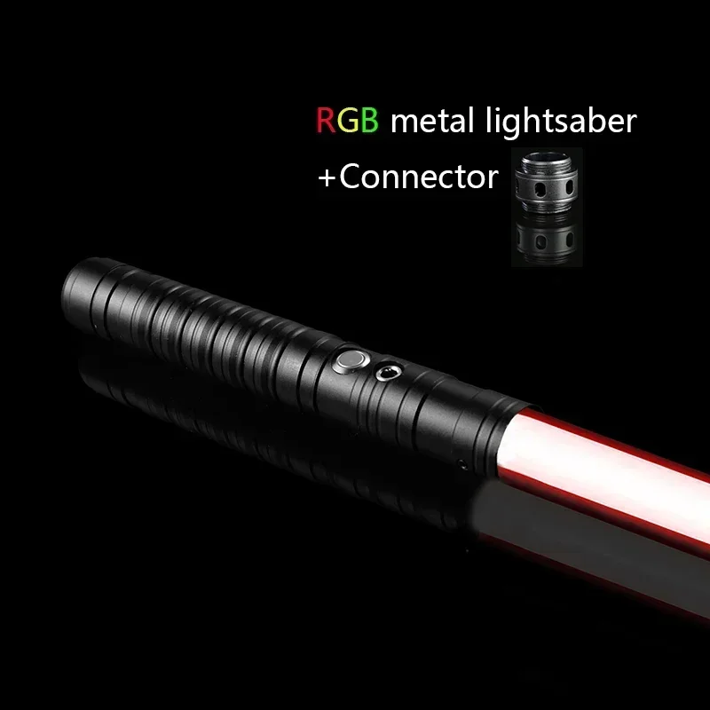 Lightsaber Laser Weapon Toys RGB Metal Light Saber Sword De Luz Kpop Lightstick Espada Rave Lightsaber Flashing Toy