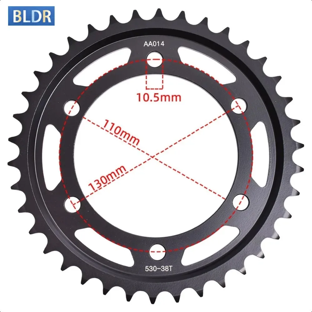 530-16T 17t 43T 45T 47T Front Rear Sprocket Kit For Yamaha FZ1 FZ1S FZ1S FZ1 Fazer FZS1000 Fazer YZF R1 YZFR1 4