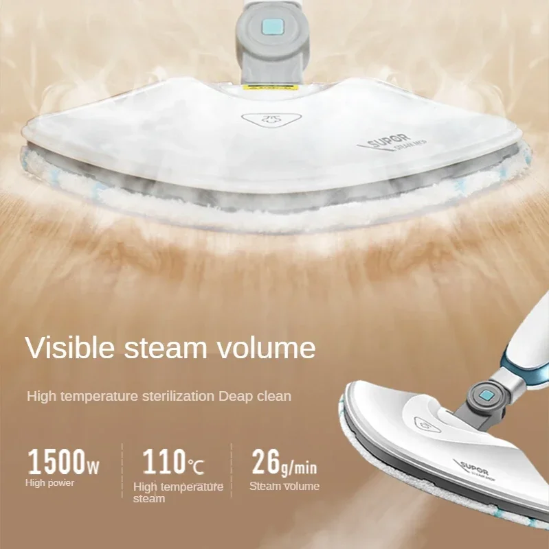 Supor Steam Mop Reinigingsmachine Hoge Temperatuur Floor Wasmachine Huishoudelijke Multifunctionele Stoomreiniger 220V