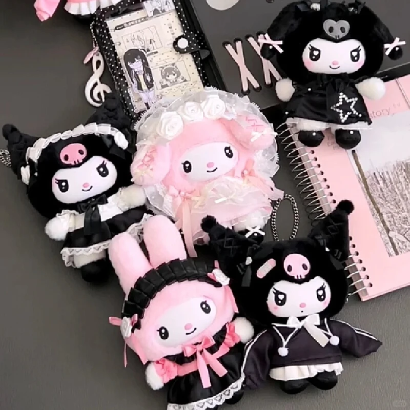 

Genuine Sanrio Family Angel Garden Series Vinyl Blind Box Tidy Play Kuromi Melody Mystery Box Customized Kawaii Pendant As Gifts