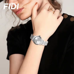 FIDI Ladies Quartz Watch Casual Sport Luminous round Waterproof Fashion Wristwatch FD105 for Women