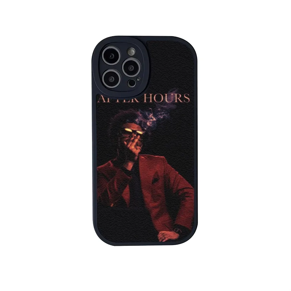 The Weeknd After Hours Phone Case For iPhone 15 14 13 12 11 Pro X Pro MAX 7 8 Plus Lens Protective Leather Soft Back Cover