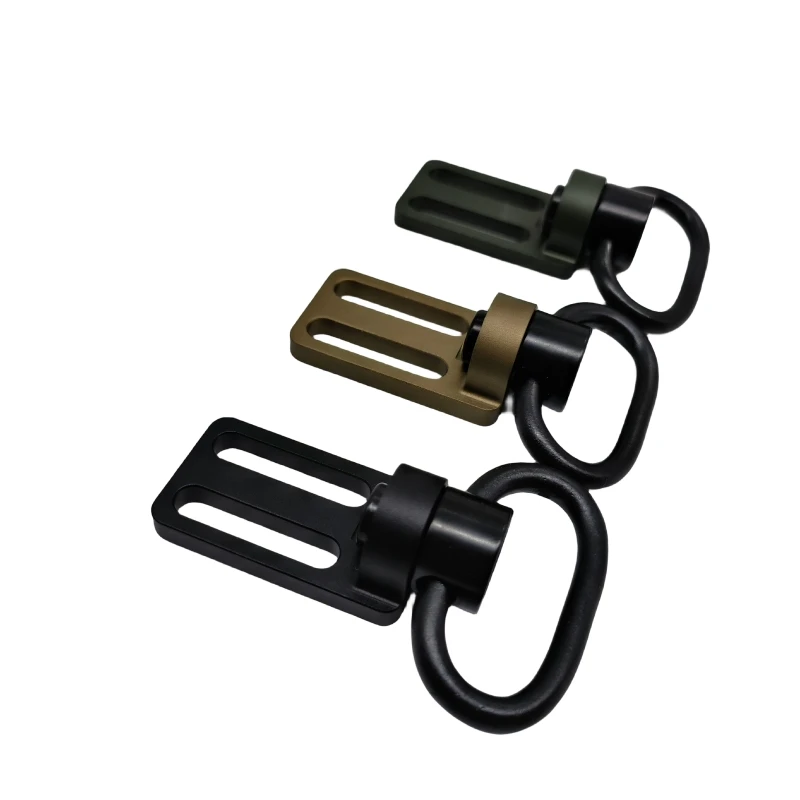 

3 Colors Tactical CNC Aluminium Metal 2 To 1 Point Triglide - Convertible QD Sling Conversion Adaptor Hunting Accessories