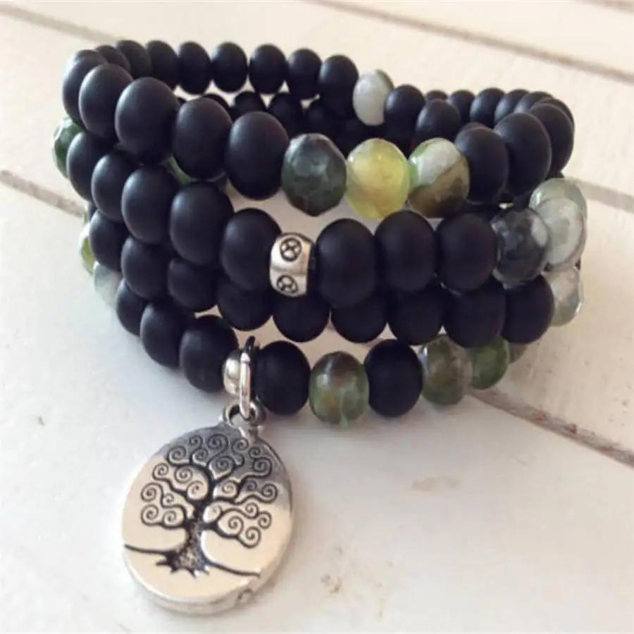 

Handmade natural stone bead 108 bracelet,men's cuff button bracelet,Ramadan prayer bead,women's meditation,holiday gif