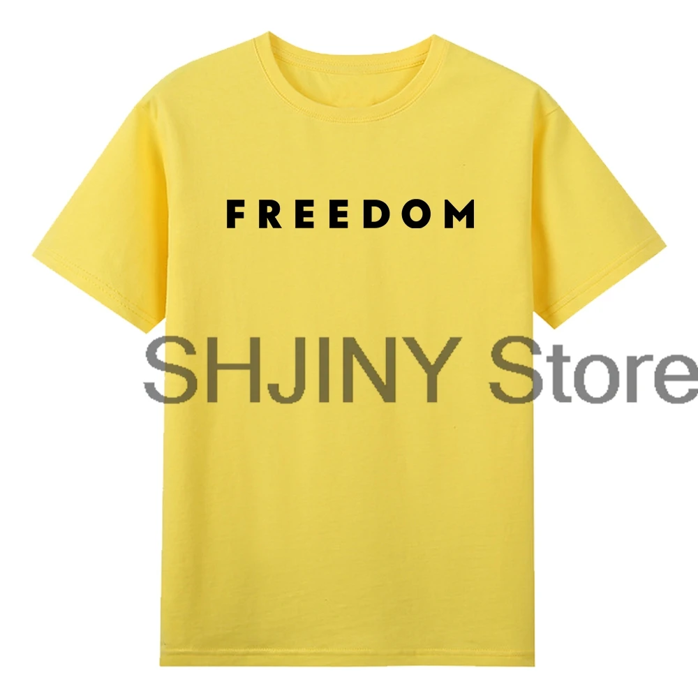 Charlie Kirk Freedom T-shirt 1993-2025 Rip Crewneck Short Sleeve Cotton Tee Women Men Streetwear Tops
