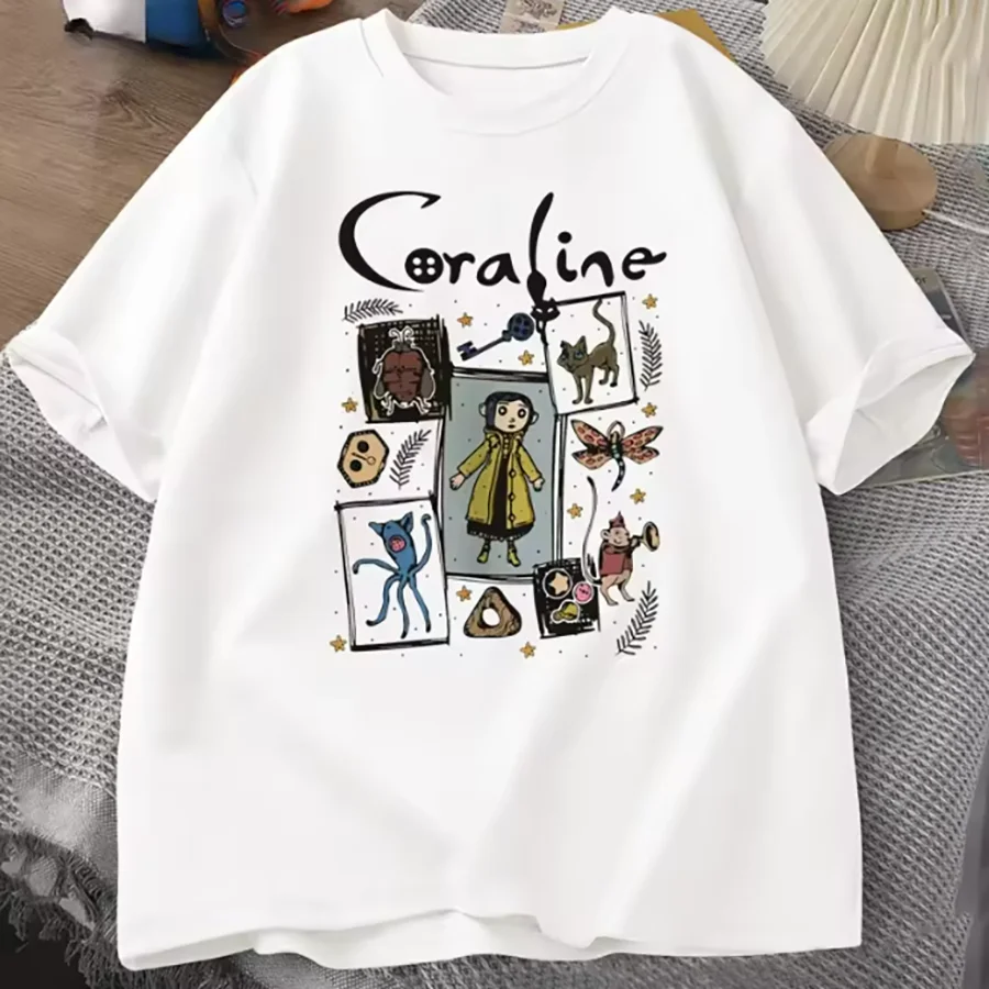 

Летние повседневные футболки Стираные футболки Большие свободные футболки с короткими рукавами и уникальными узорами Модные и забавные