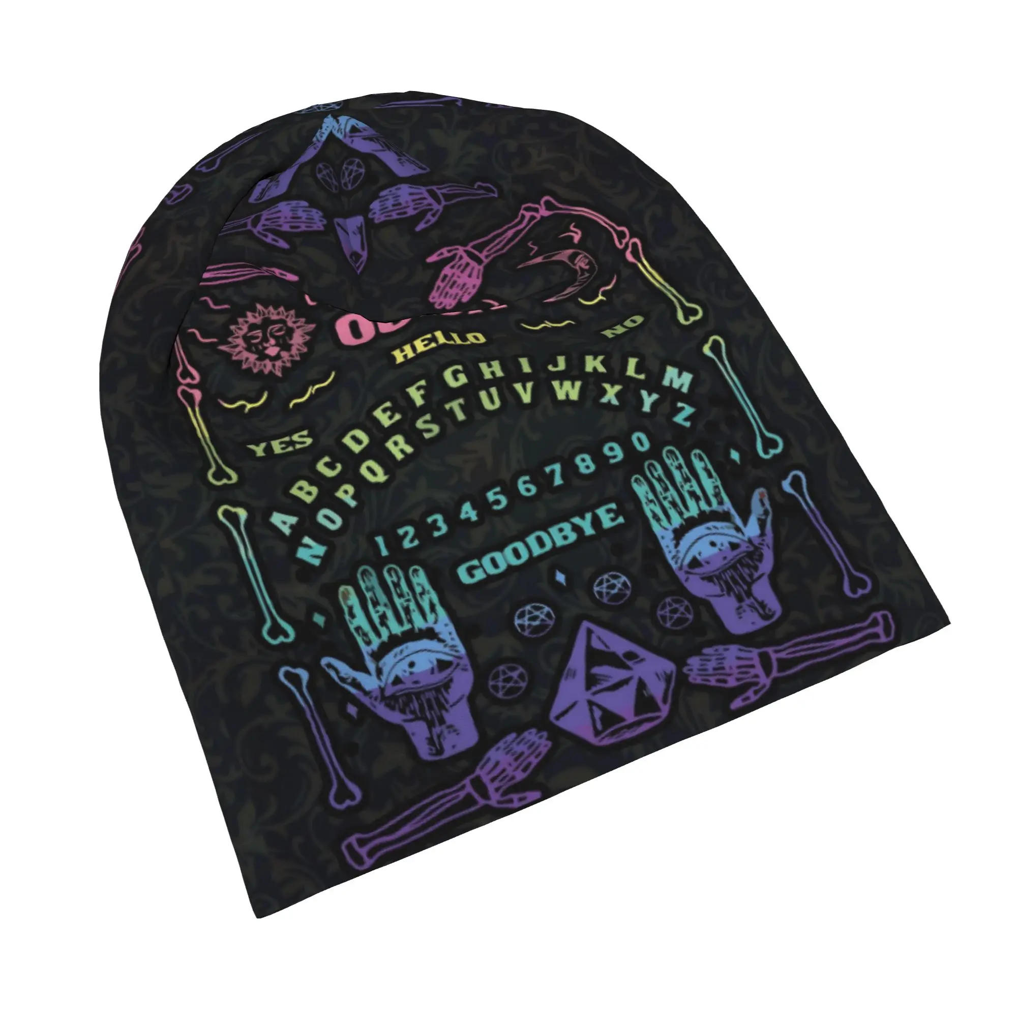 Ouija Board Skull Sun and Moon Caps Skull Hand of Fatima Autumn Winter Outdoor Skullies Beanies Hats Spring Head Wrap Bonnet Hat