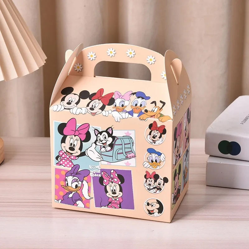 Minnie Mickey Mouse Themed Party Carton Birthday Decoration Cartoon and Anime Derivative Peripheral Candy Box Baby Shower Decor