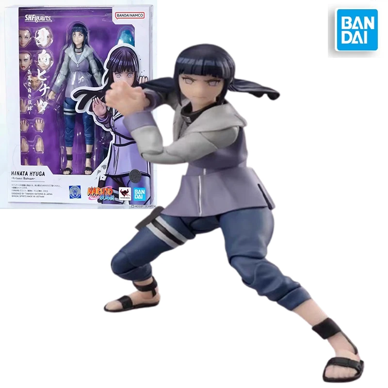 

Фигурка Bandai S.H.Figuarts SHF Naruto Shippuden Hinata Hyuga Virtuous Byakugan, аниме-фигурка, модель, игрушки, коллекция, подарки, в наличии