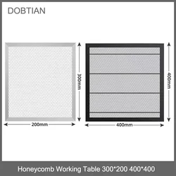 Honeycomb Working Table 400x400 300x200mm Size Board Platform Laser Parts for CO2 Laser Engraver Cutting Machine