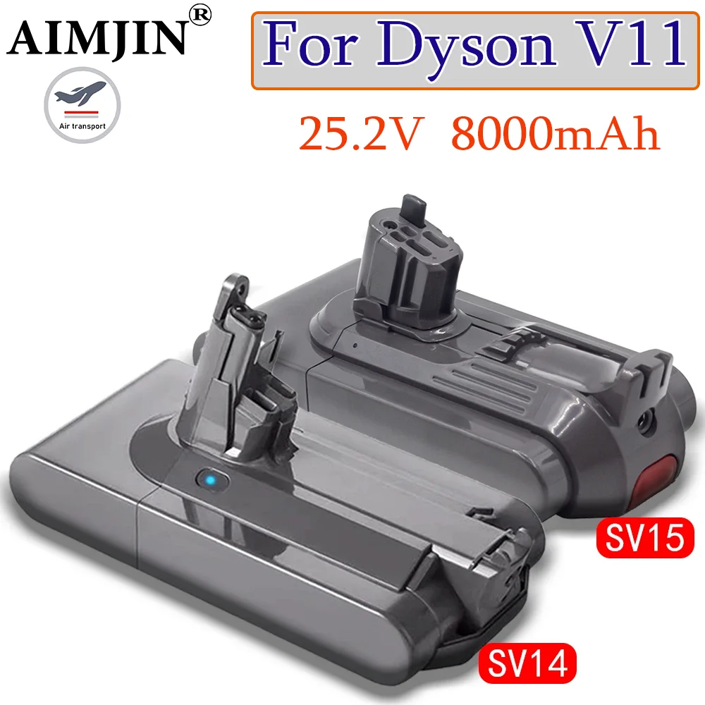 

25.2V 8.0Ah Li-ion Battery For Dyson SV14 SV15 Vacuum Cleaners Fluffy SV15 V11 Absolute Extra V11 Absolute V11 Animal 970145-02