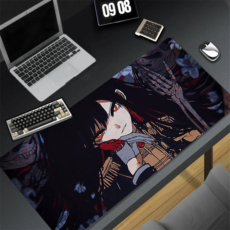 

Mouse Pad Design Non-Slip Classic Desk Mat Anime Girls Gaming Accessories Stitched Edges For Home And Game For Gamer Mousepad