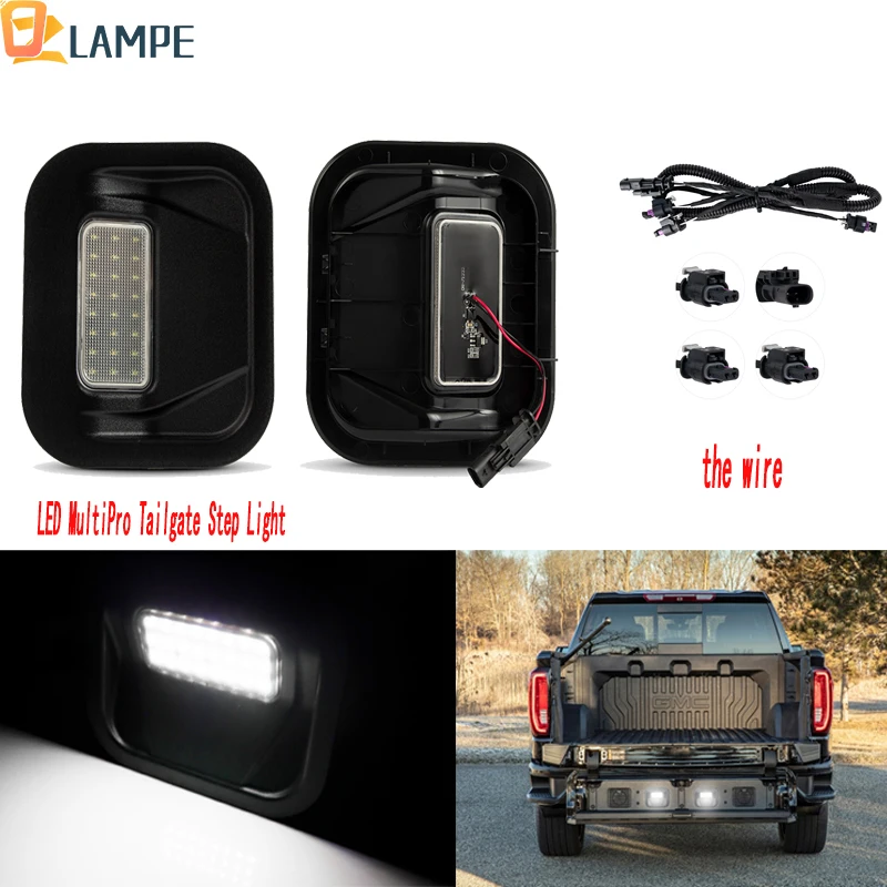 

2 шт. безотказная подставка для грузовика, подсветка для 19-20 GMC Sierra 1500 и 2020 GMC Sierra 2500HD | 3500HD автостайлинг, лампа с номером