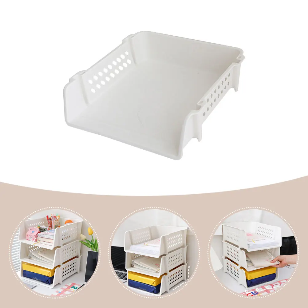 

Modern File Holder Rack for Office and Dormitory Heavy Duty Document Storage Solution Desk Organizer for Folders Papers Desktop