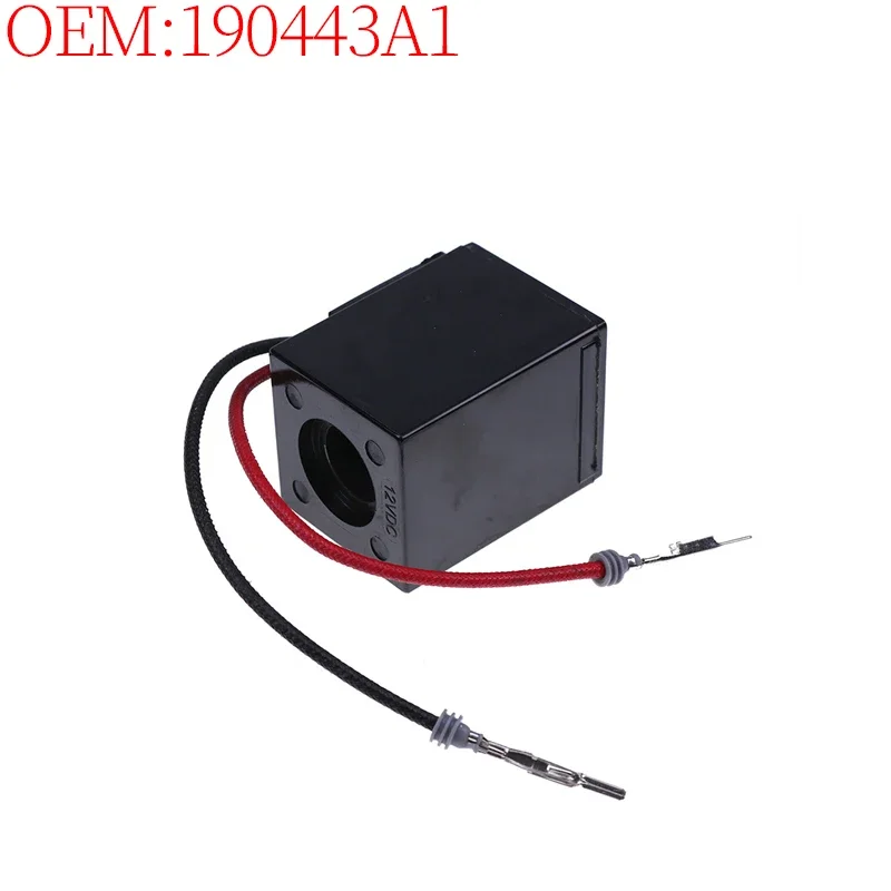 Wheel Loader Accessories Suitable for Case 580M 580SL 588G Solenoid Valve Coil (12VDC) 190443A1 Brand New High Quality Parts