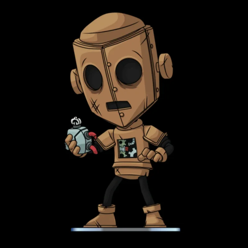 Figurines de Robot Youtooz de 12cm, figurine d'action de jeu à fond en osier, modèle de collection, ornements créatifs, jouets pour Fans, cadeau non inclus Cdk