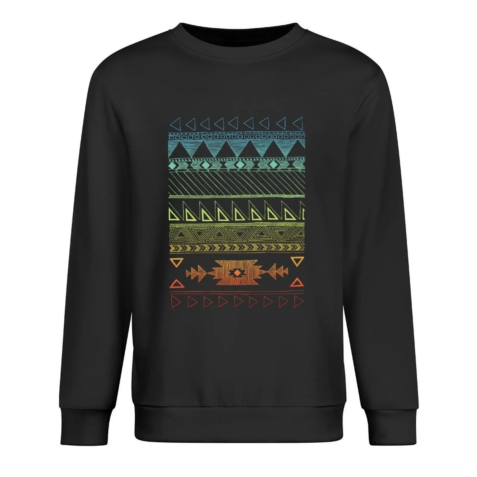 

Native American Geometric Pattern Pullover winter clothes tracksuits autumn clothes sweatshirt