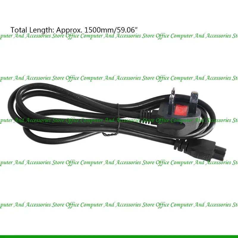 U55C 1,5m Wechselstromkabel C5 -Kabeladapter für Notebook -Laptop -PC Compu
