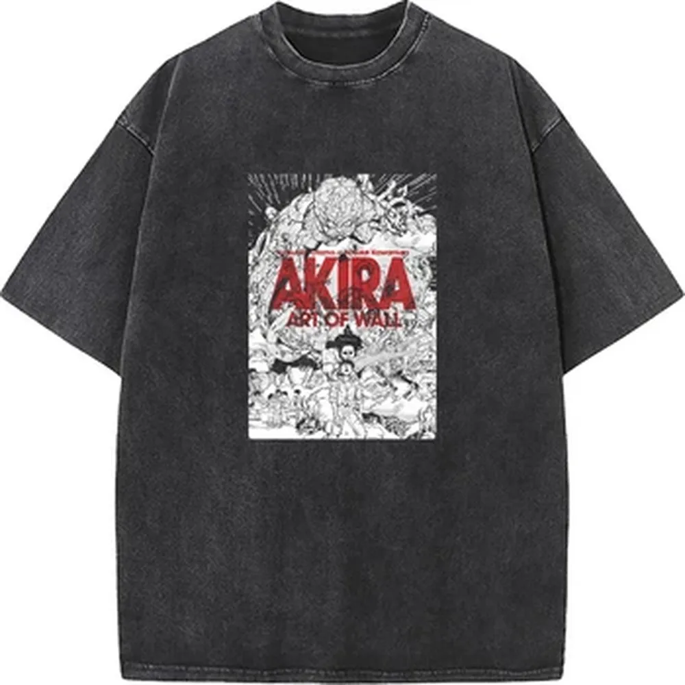 Summer Clothing Italy - Akira Manga Graphic Print T-shirt Vintage