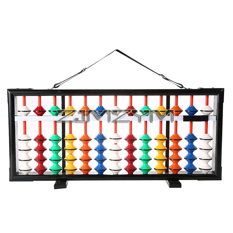 13列木製そろばん中国そろばん教育学習数学ツール学生と教師用