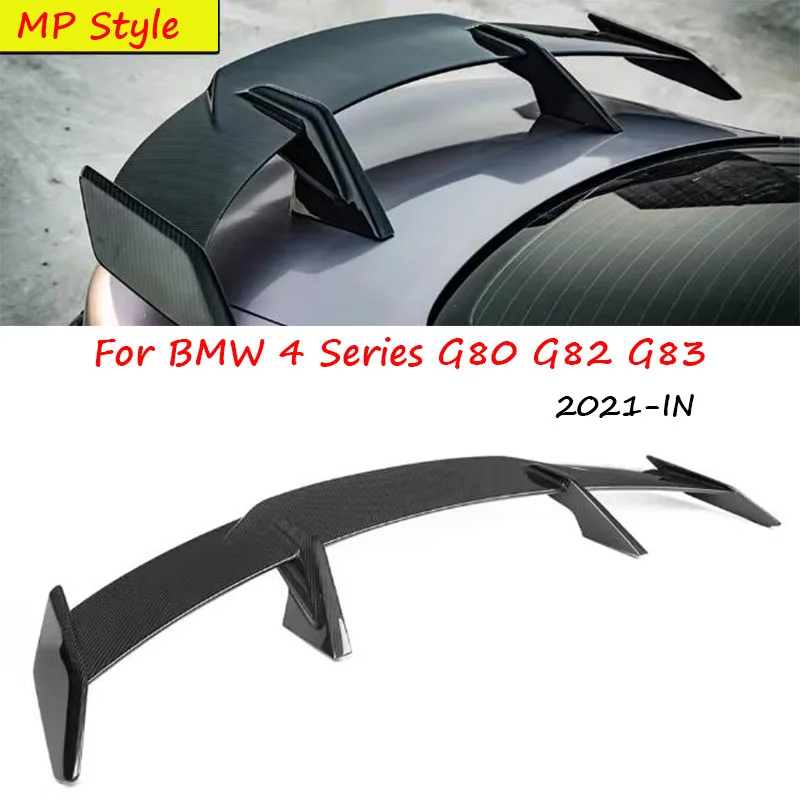 

Real Dry Carbon Fiber Automotive Rear Trunk Spoiler WingTail For BMW 4 Series G80 G82 G83 2021-IN MP Style