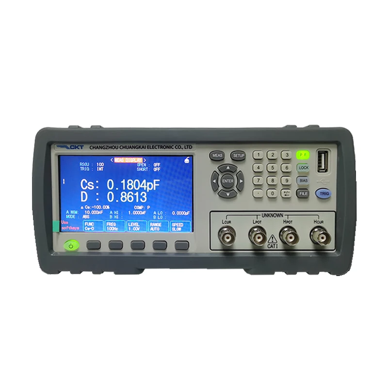 Chuangkai CKT2830 LCR Digital Meter Frequency 50Hz-100KHz 10 Points Capacitance Impedance Measure Instrument