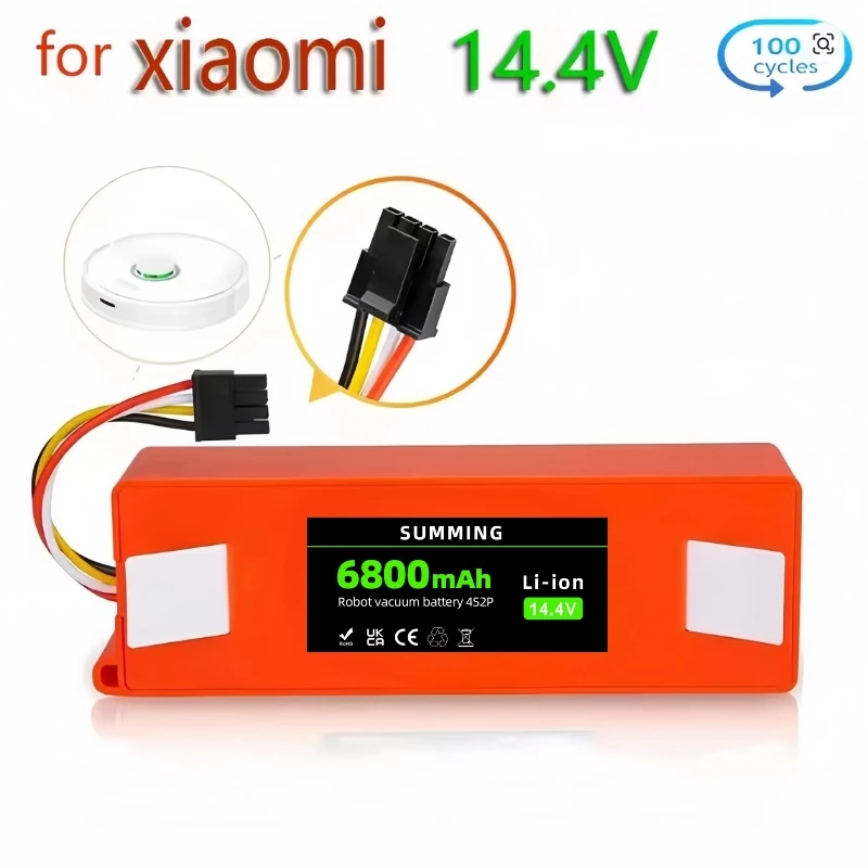 

18650 cell, original factory, suitable for Xiaomi 14.4V home robot vacuum cleaner 2pro, D099.4S2P, replacement lithium battery⚡