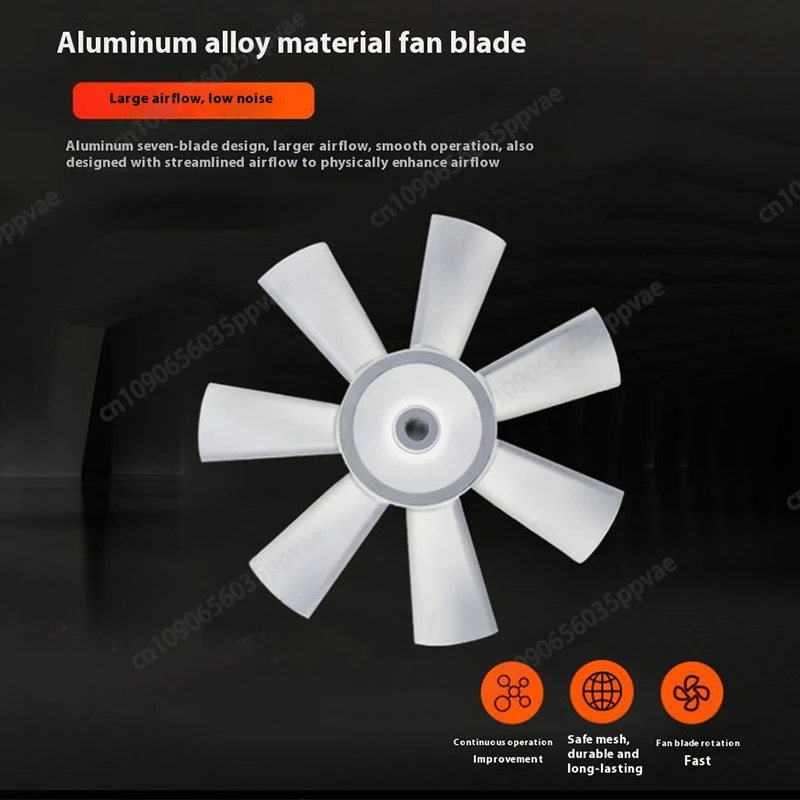 1500 واط عالية الطاقة المحمولة مروحة التدفق المحوري الصناعية المنزلية مروحة العادم التهوية النار دخان معدات العادم مروحة