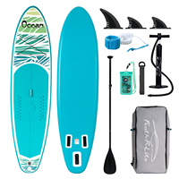 FunWater Sup Board Inflatable Surfboard Stand Up Paddling Board Complete Inflatable Sup Paddle Board Accessories 335x83x15CM