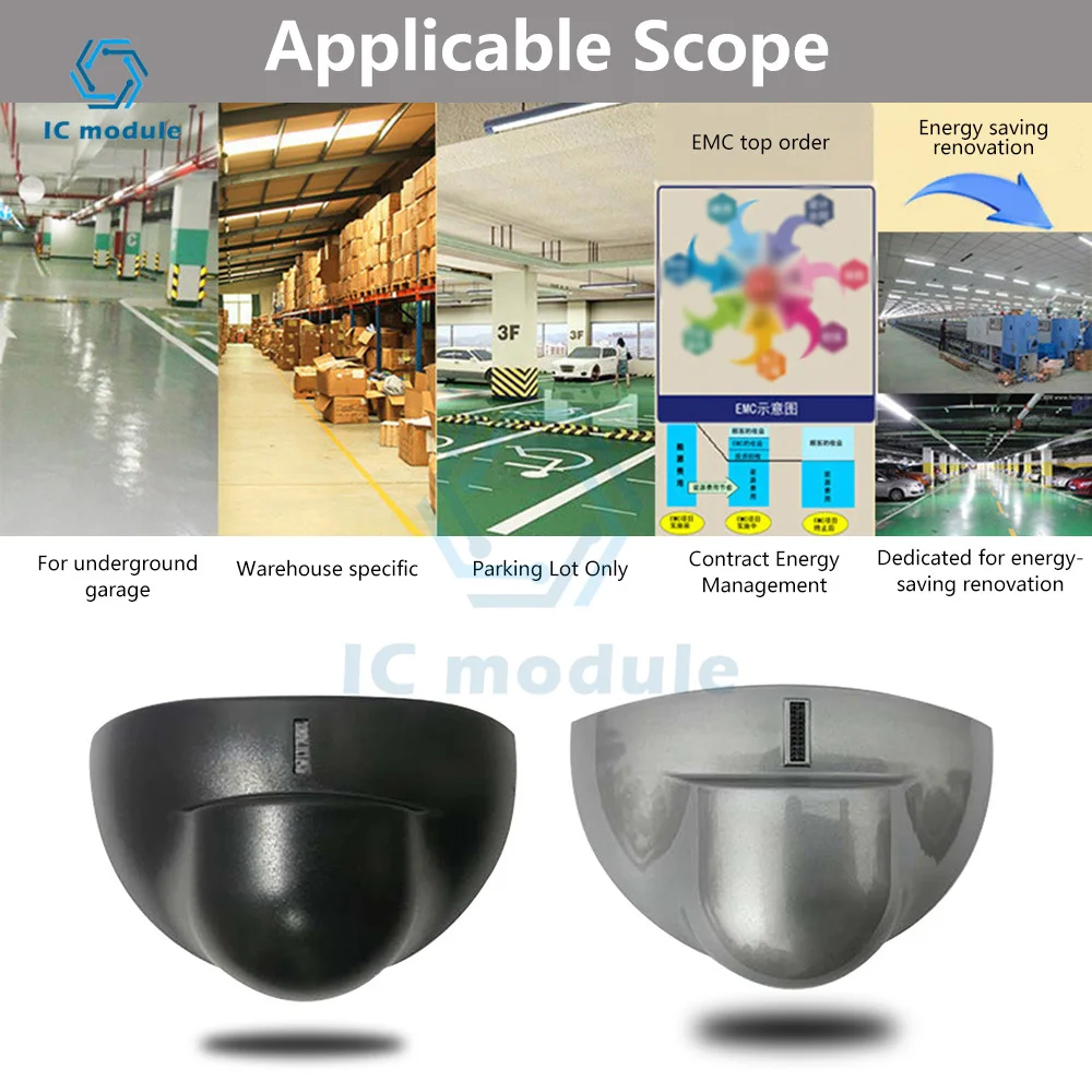 AC12-36V 24.125GHz Wired Microwave Motion Sensor Radar Detector for Automatic Door Elevator company supermarket airport