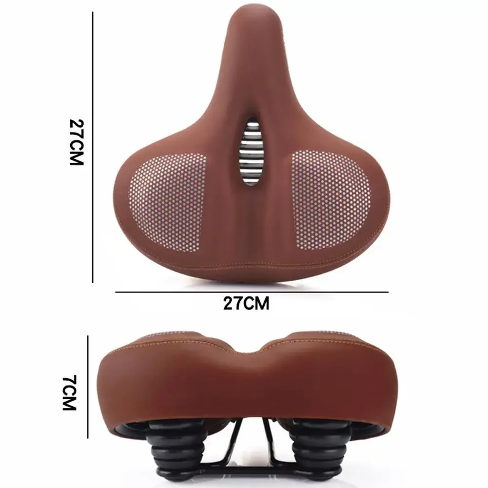 Cojín de asiento de bicicleta, ensanchamiento, engrosamiento, suave y cómodo, accesorios para bicicleta eléctrica de montaña y carretera