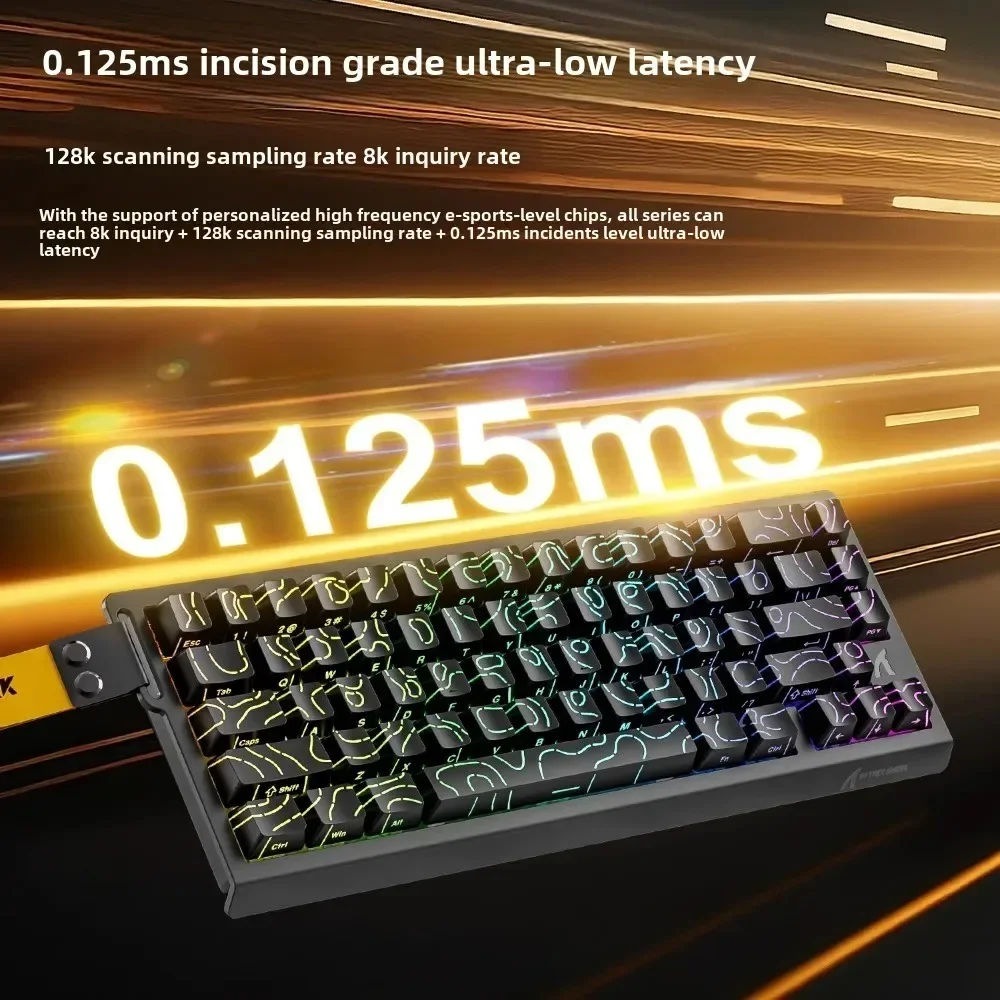 Attack Shark X68HE magnetic axis mechanical keyboard 8K return 128K scan rate 0.01mm accuracy fast response support web drive