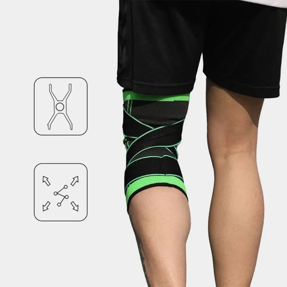 Tendon Injury Booster Pressure Supporting Knee Climbing Suitable For Basketball Sports Knee Guard Knee Brace Strap Knee Pads